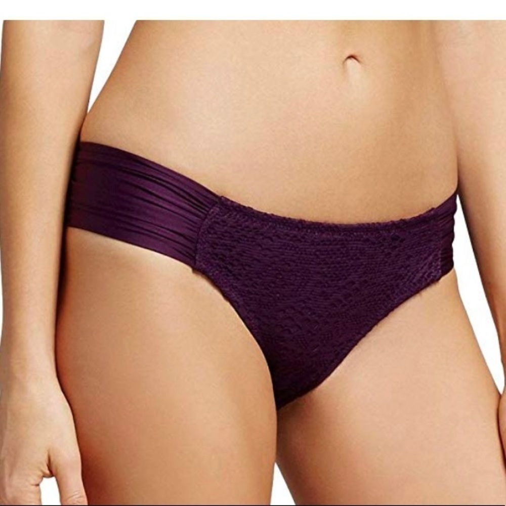 HIPSTER Dark Plum bikini‎ Bottom Mossimo Swimwear